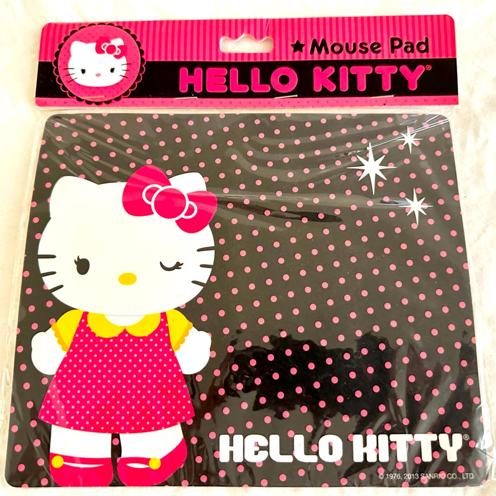 New Hello Kitty mouse pad polka dot Sanrio